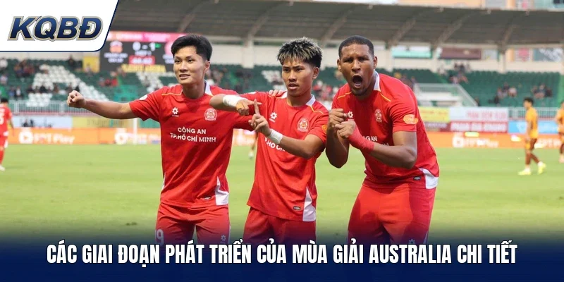 Các giai đoạn phát triển của mùa giải Australia chi tiết